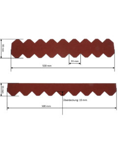 23.425-04 Dachschindeln Schiefer rot - 6
